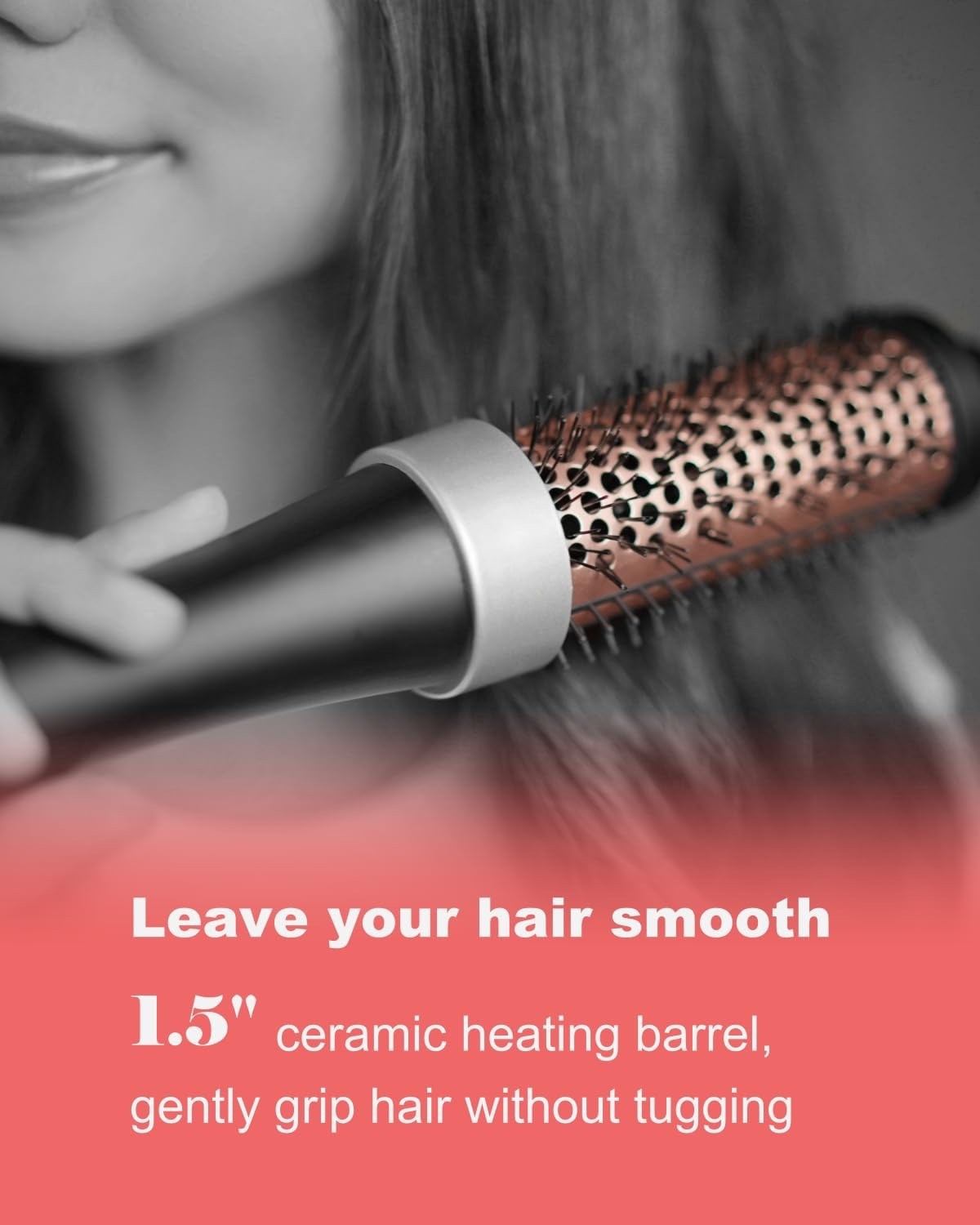 Ionic Thermal Hair Brush 1.5 Inch Volumizing Blowout Styling Dual Voltage