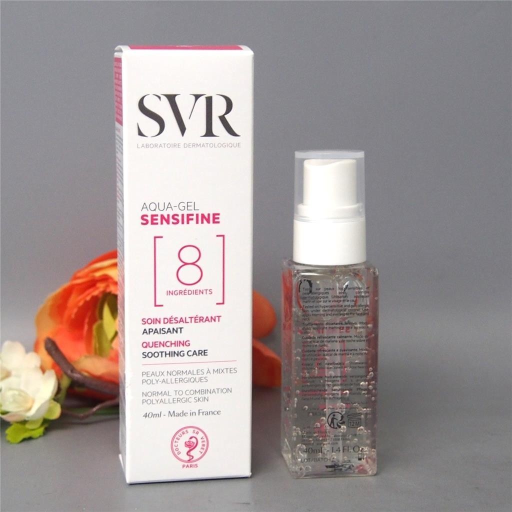 2 PACK SVR Sensifine Aqua-Gel 8 -normal to combo skin- 40ml / 1.4oz