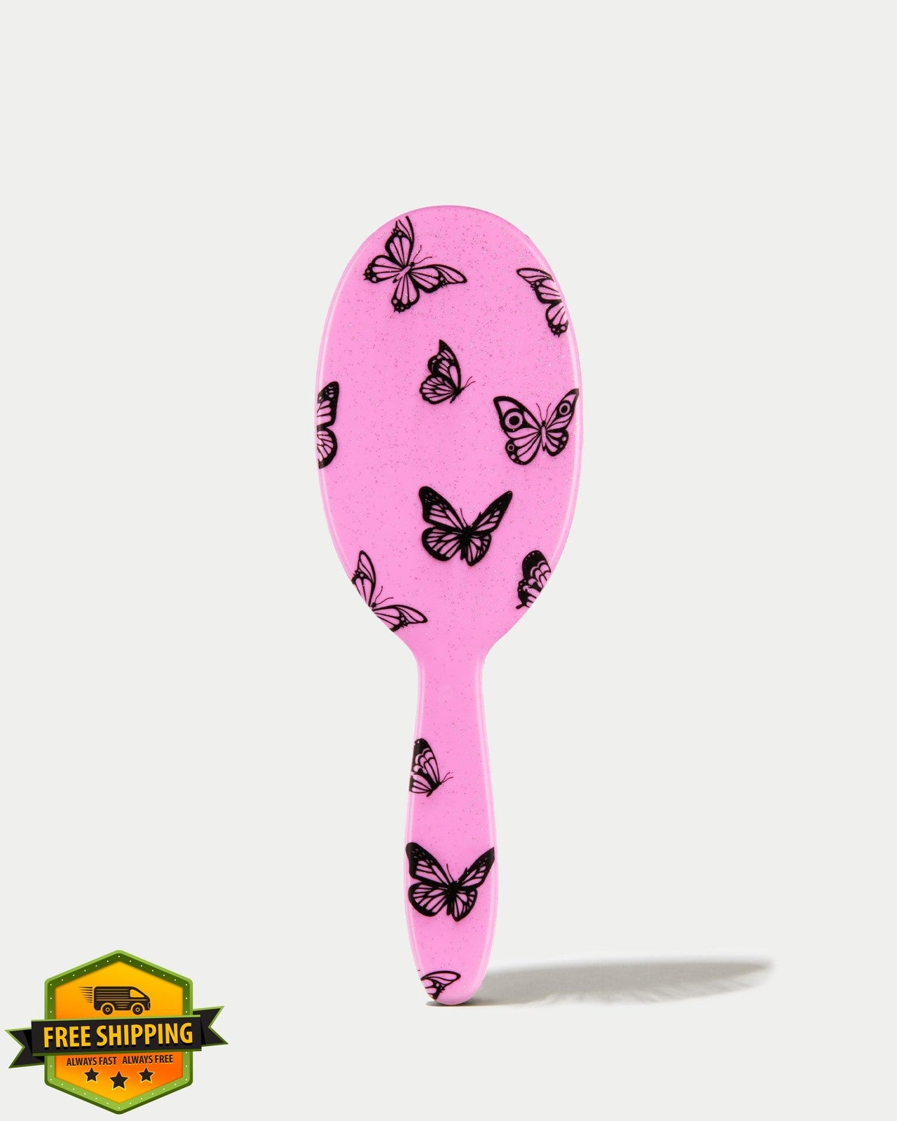 Y2K Pink Hair Brush Detangler for All Hair Types - Pain-Free Tangle Remover