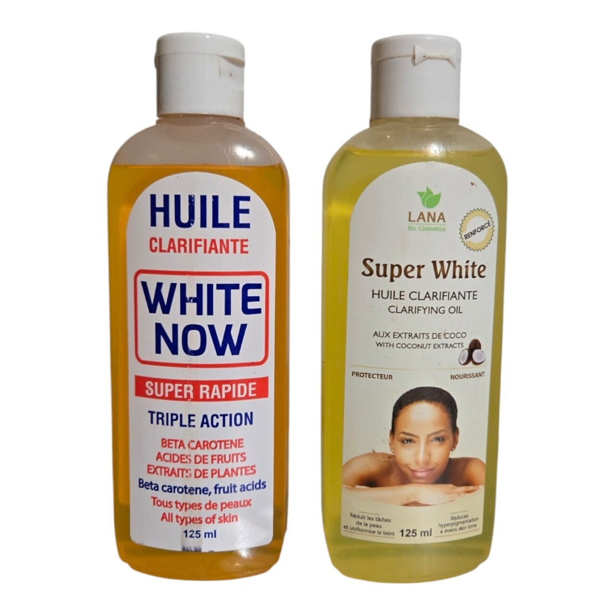 White Now Clarifying Super Rapid Oil with Coconut Extract - 125ml
