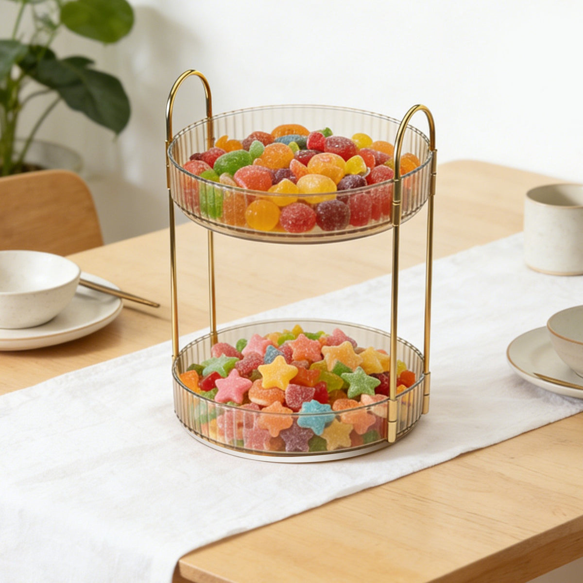 Rotating Makeup Organizer Stand for Perfumes and Cosmetics