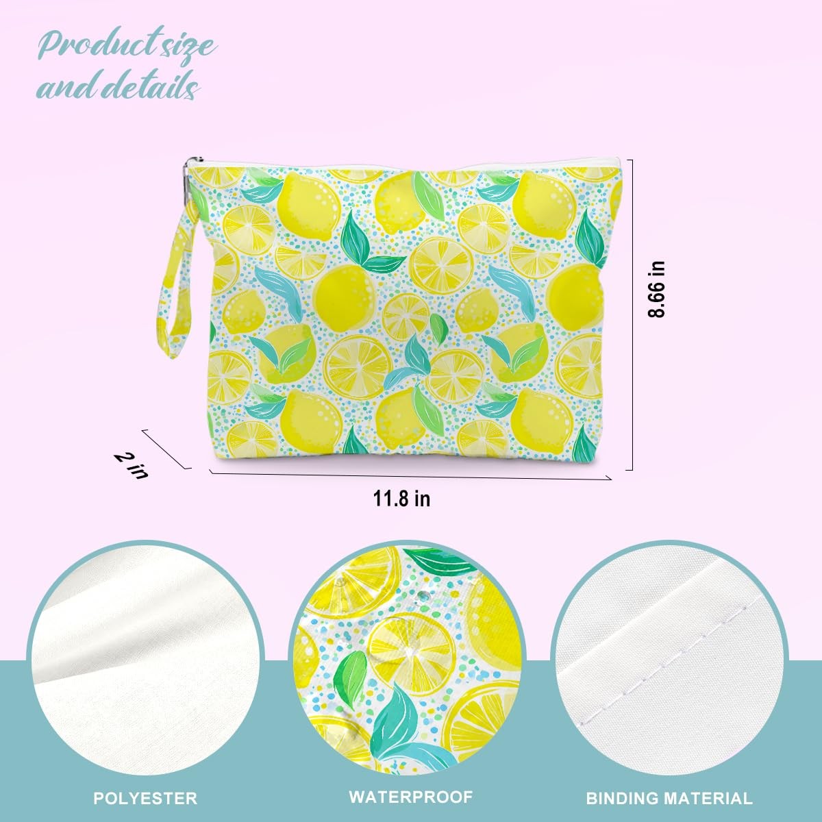 Waterproof Beach & Wet Bag Set for Women - Cosmetic and Tote Bags