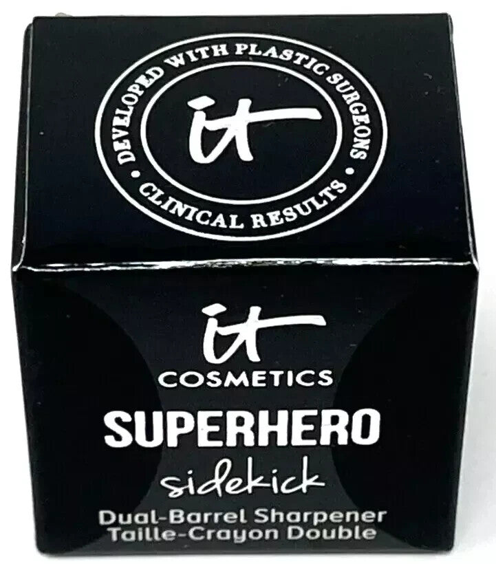 Dual-Barrel Makeup Pencil Sharpener for Eyeliners & Lip Pencils