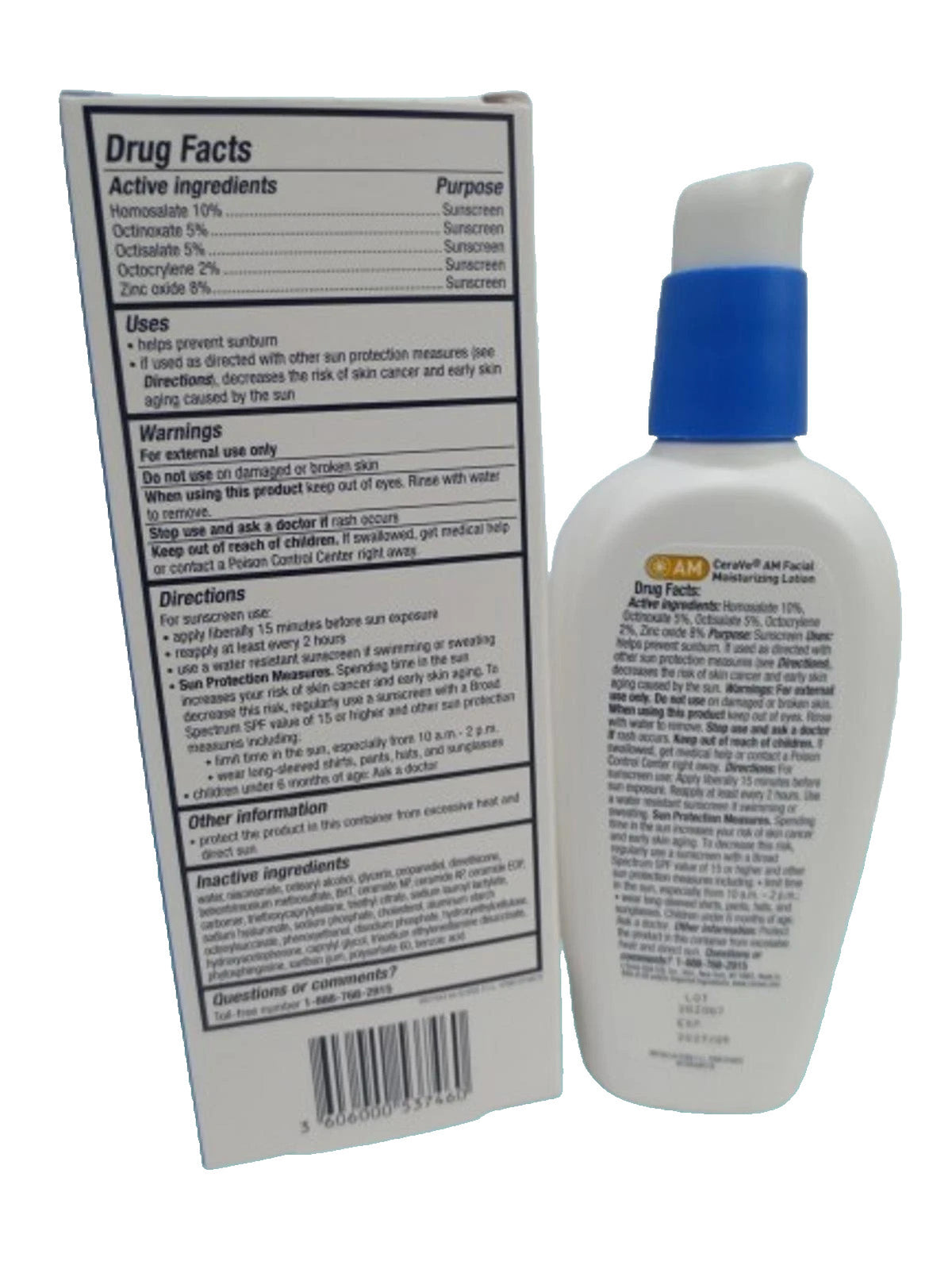AM Facial Moisturizing Lotion with Sunscreen SPF 30 - Set of 3