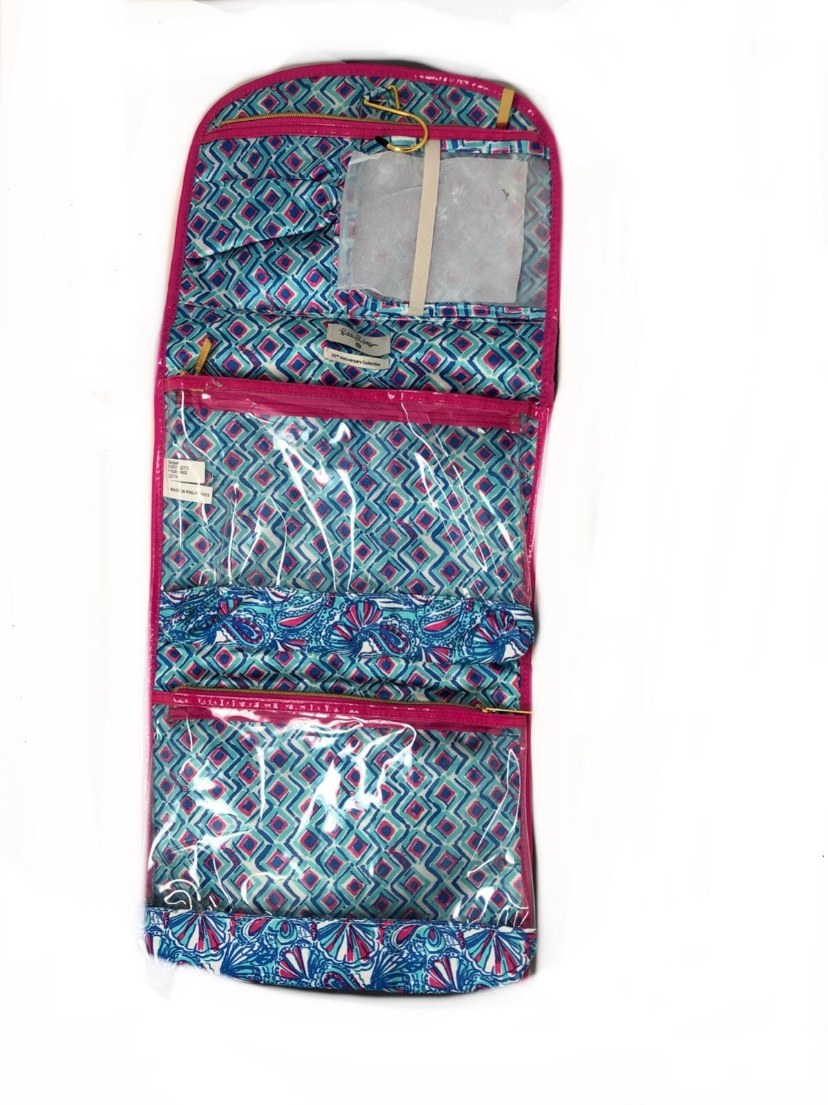 Lily Pulitzer Hanging Travel Organizer - Retired 20th Anniversary Gift