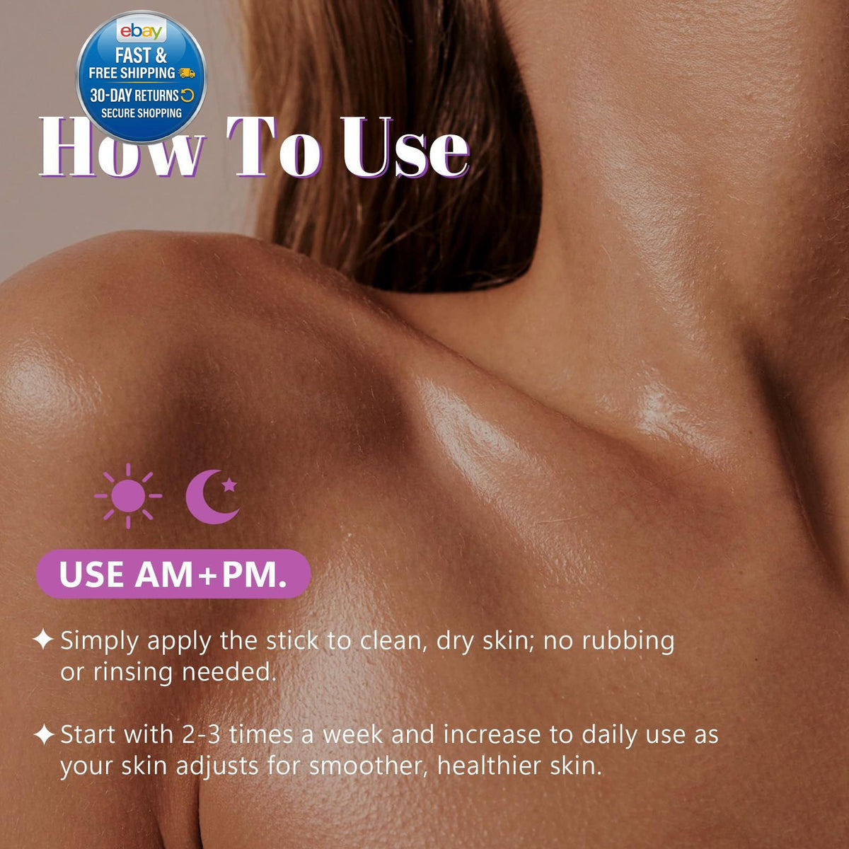 Glycolic Acid Exfoliating Body Stick with 7% AHA & 0.5% BHA – Solid