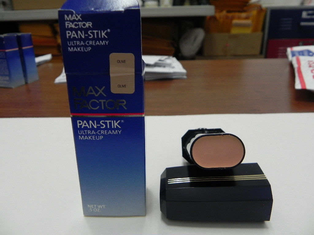 Face Foundation Makeup - Olive, Ultra Creamy Pan-Stik, 0.5 oz