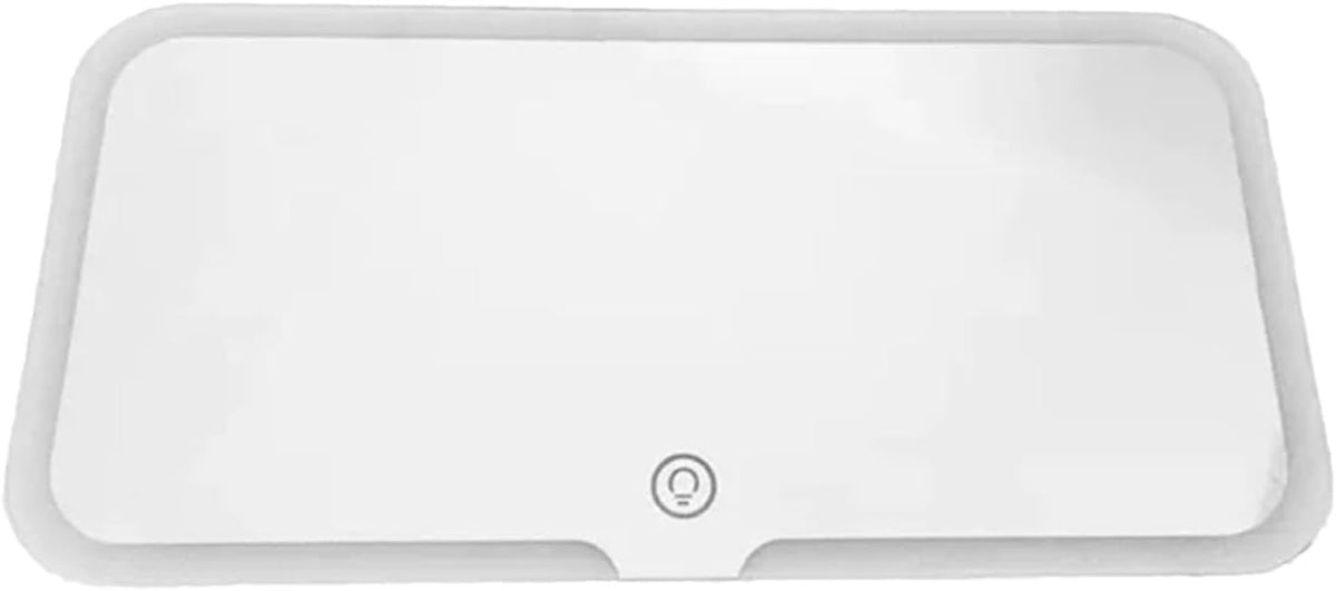 Rechargeable LED Car Vanity Mirror with 3 Light Modes Touch Dimmable White