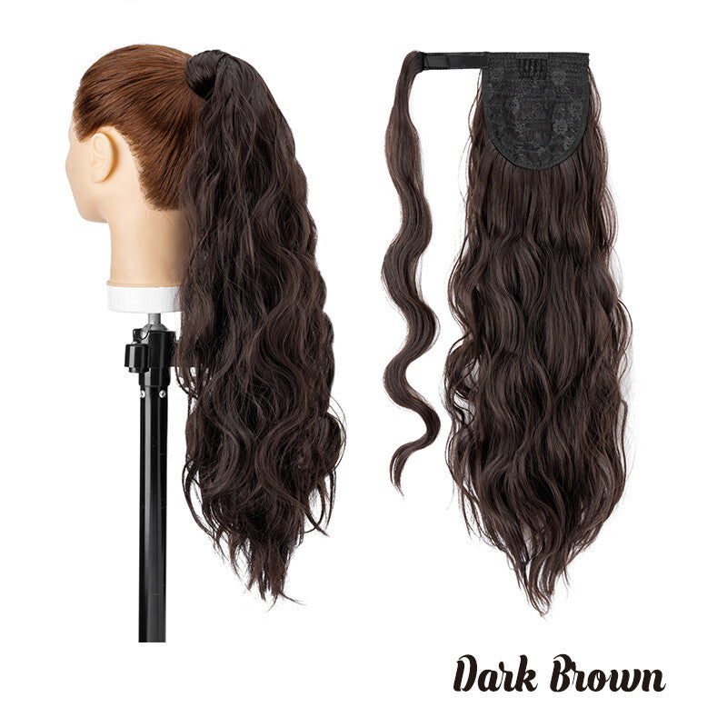 Ponytail Wrap Around Hair Extensions - Clip-In & Thick Styling