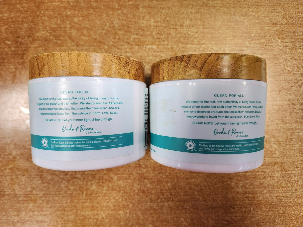 2 Pk: Raw Sugar Daily Micro Salt Polish - Shea + Rice Flower, 15 oz
