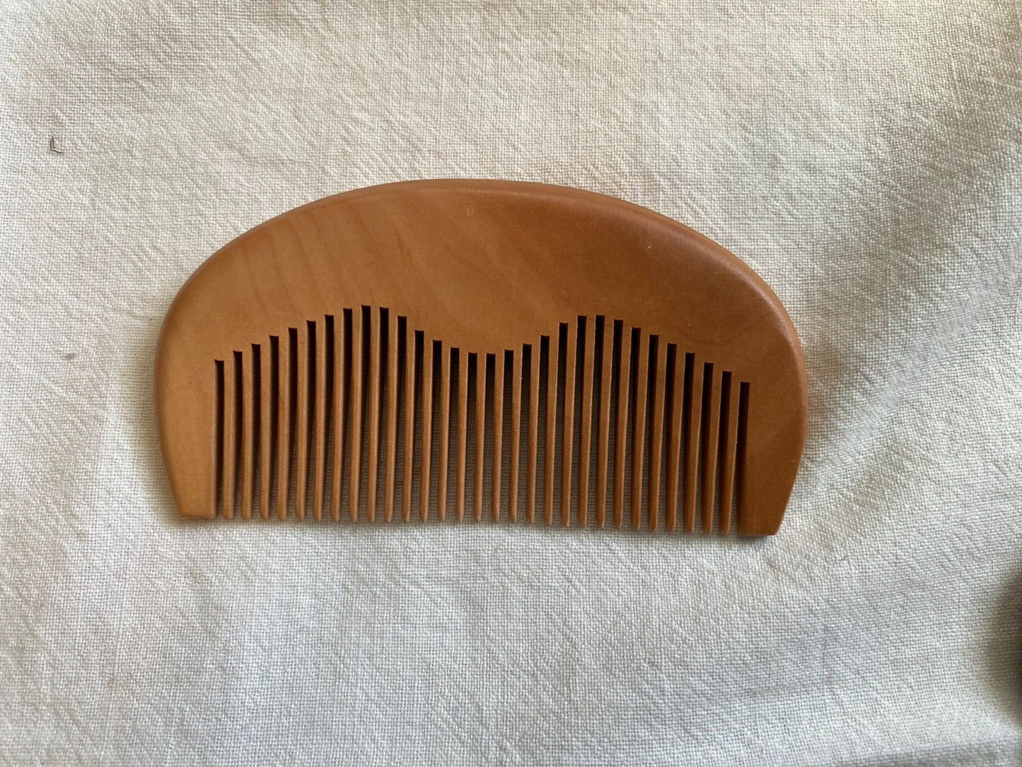 Beard Comb 4 Inches Wooden or Plastic Unbranded Grooming Tool