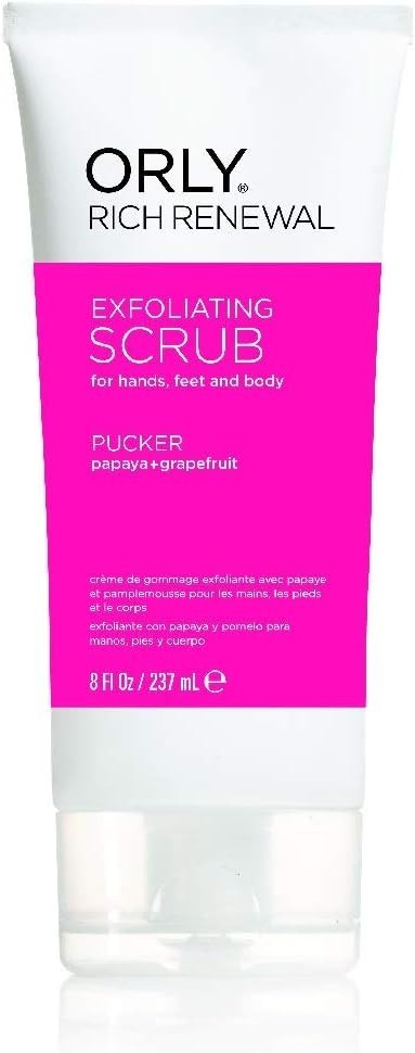 Orly Rich Renewal Exfoliating Scrub Pucker 8 oz
