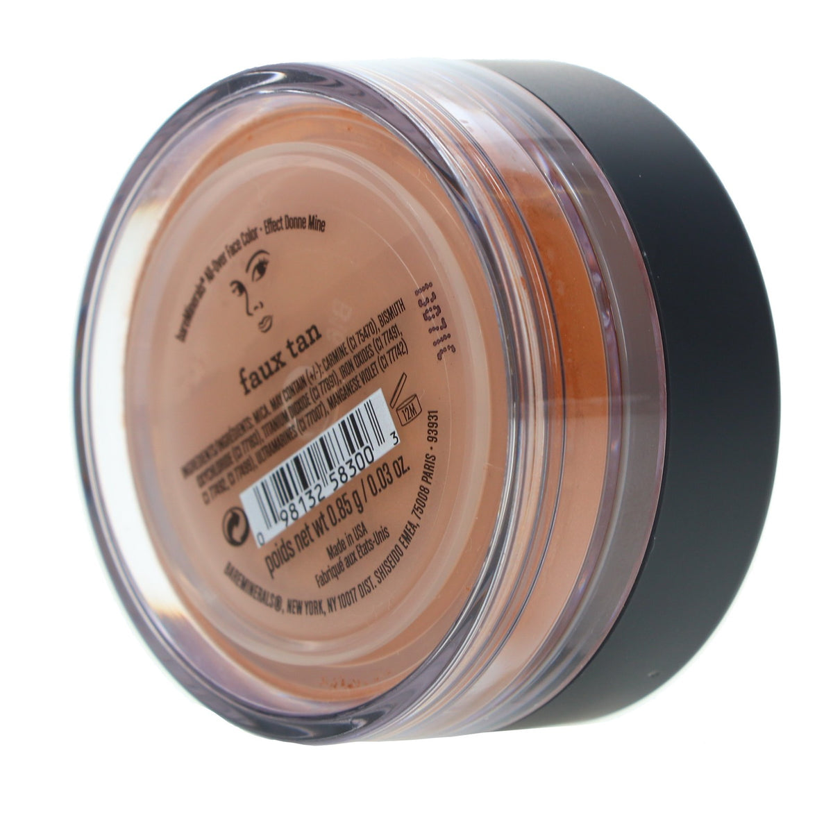 BareMinerals All Over Face Color Faux Tan Mineral Bronzer 0.05 oz