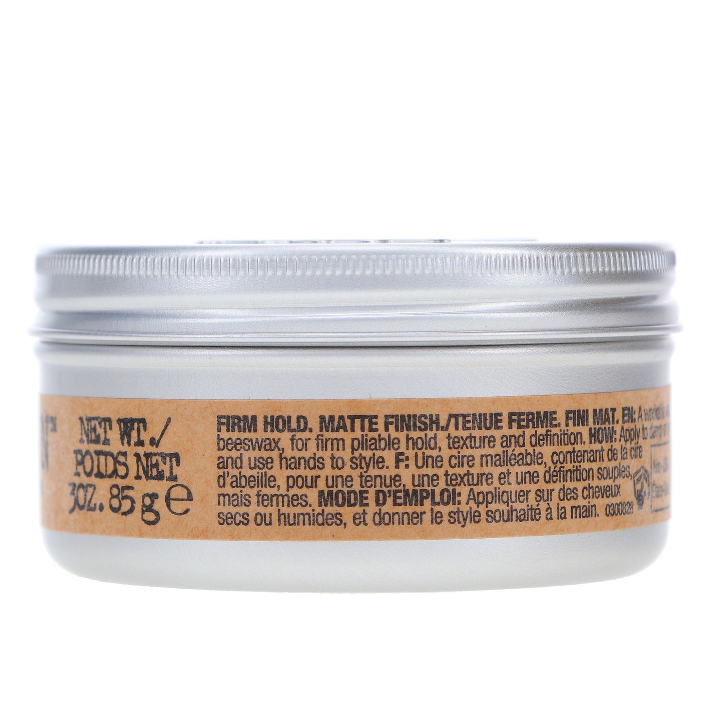 Men's Matte Hair Wax - Long-Lasting Separation & Texture, 3 oz