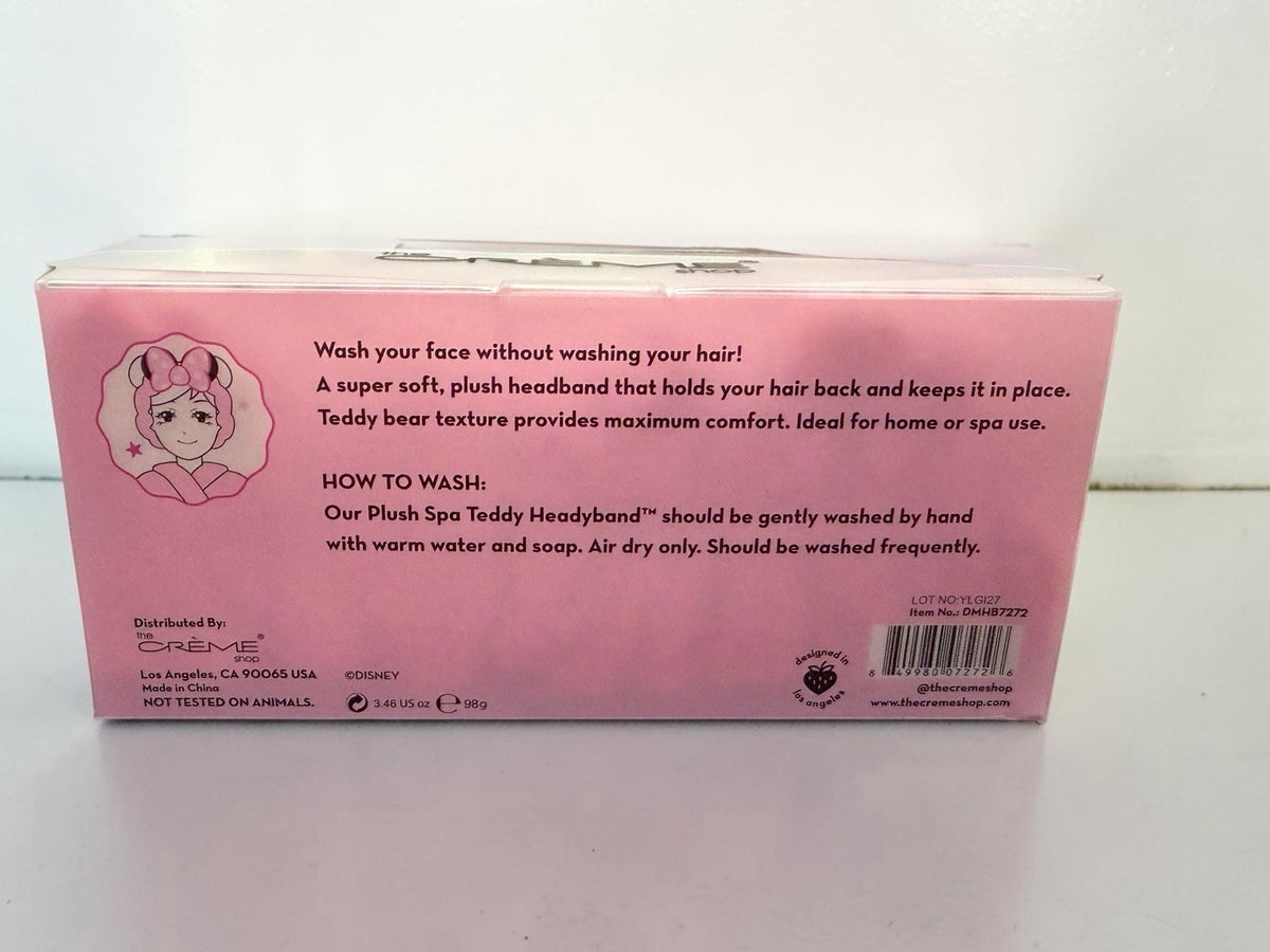 Makeup Bag Set with Minnie Mouse Press-On Nails & Spa Headband - 3 Pc