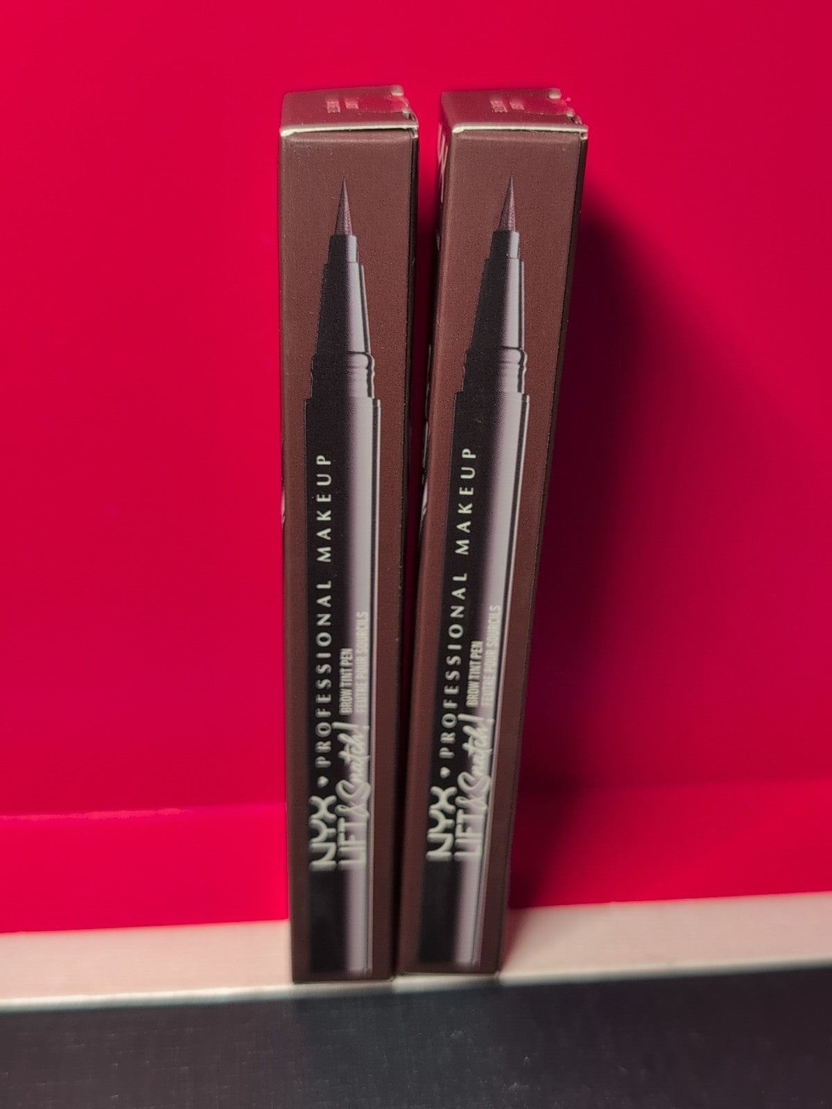Lot of 2 Brow Tint Pen - Brunette - Professional Eyebrow Makeup & Tint