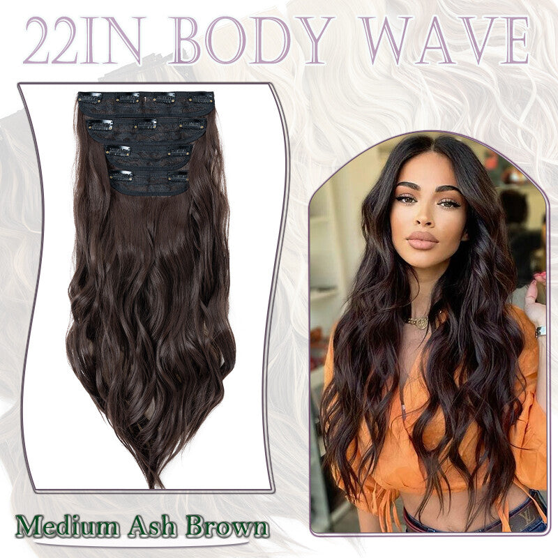 Double Weft Clip-In Human Hair Extensions Full Head - Multiple Colors & Lengths