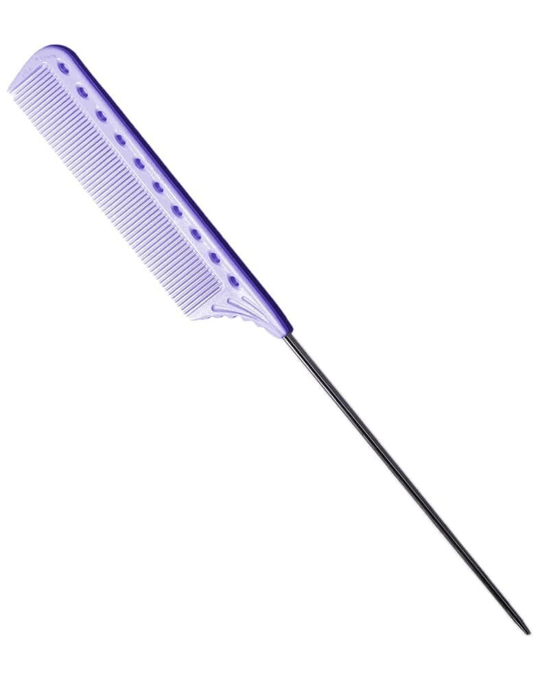 YS Park 122 Extra Long Tail Comb - Pale Purple Professional Hair Styling Tool