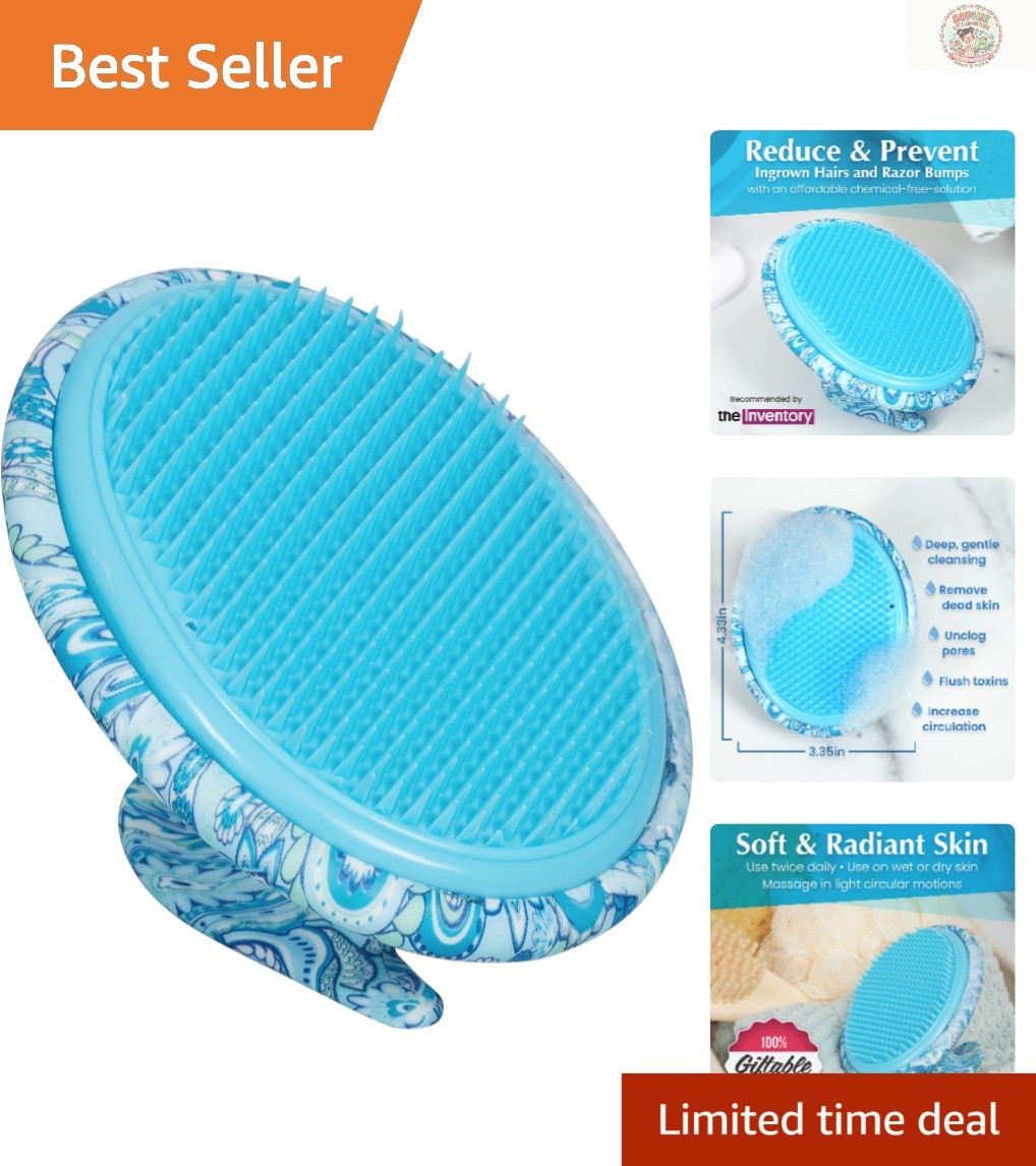 Gentle Exfoliating Brush for Ingrown Hairs: Pre-Shave Skin Treatment