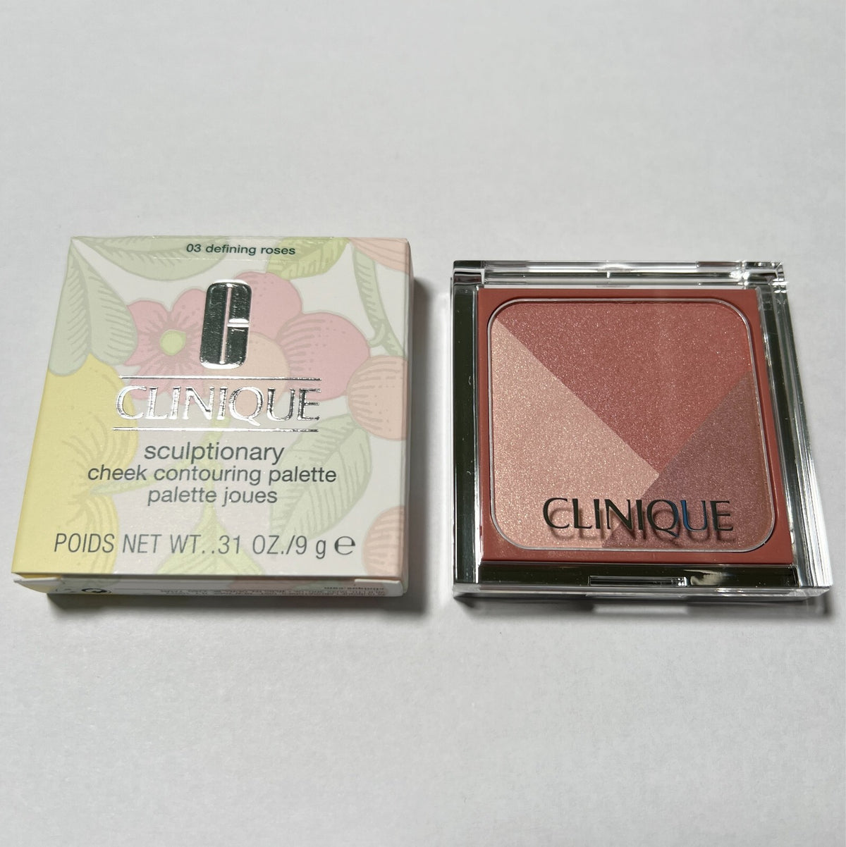 Clinique Cheek Contouring Palette Shade 03 Defining Roses Face Makeup