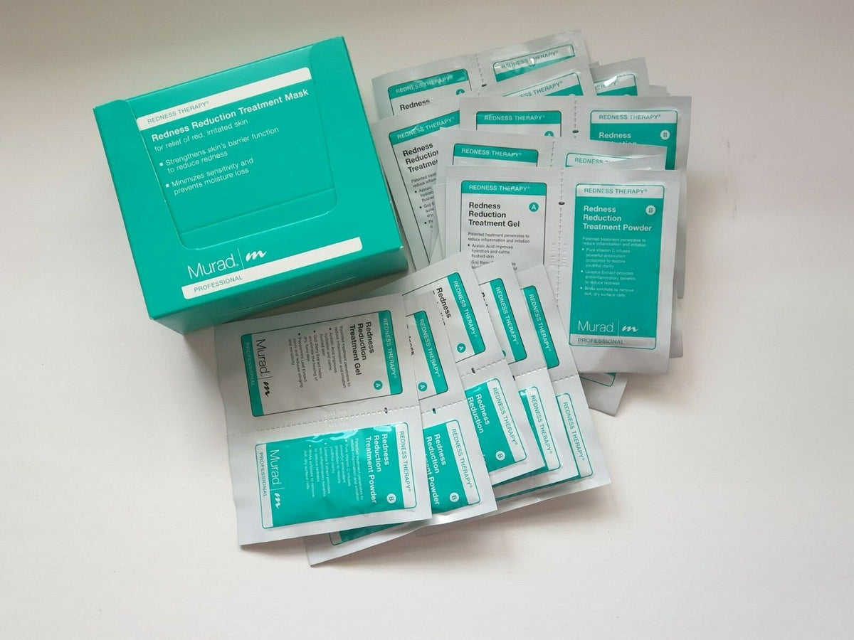 Redness Reduction Gel & Powder Treatment Set for Sensitive Skin - 15 Packs