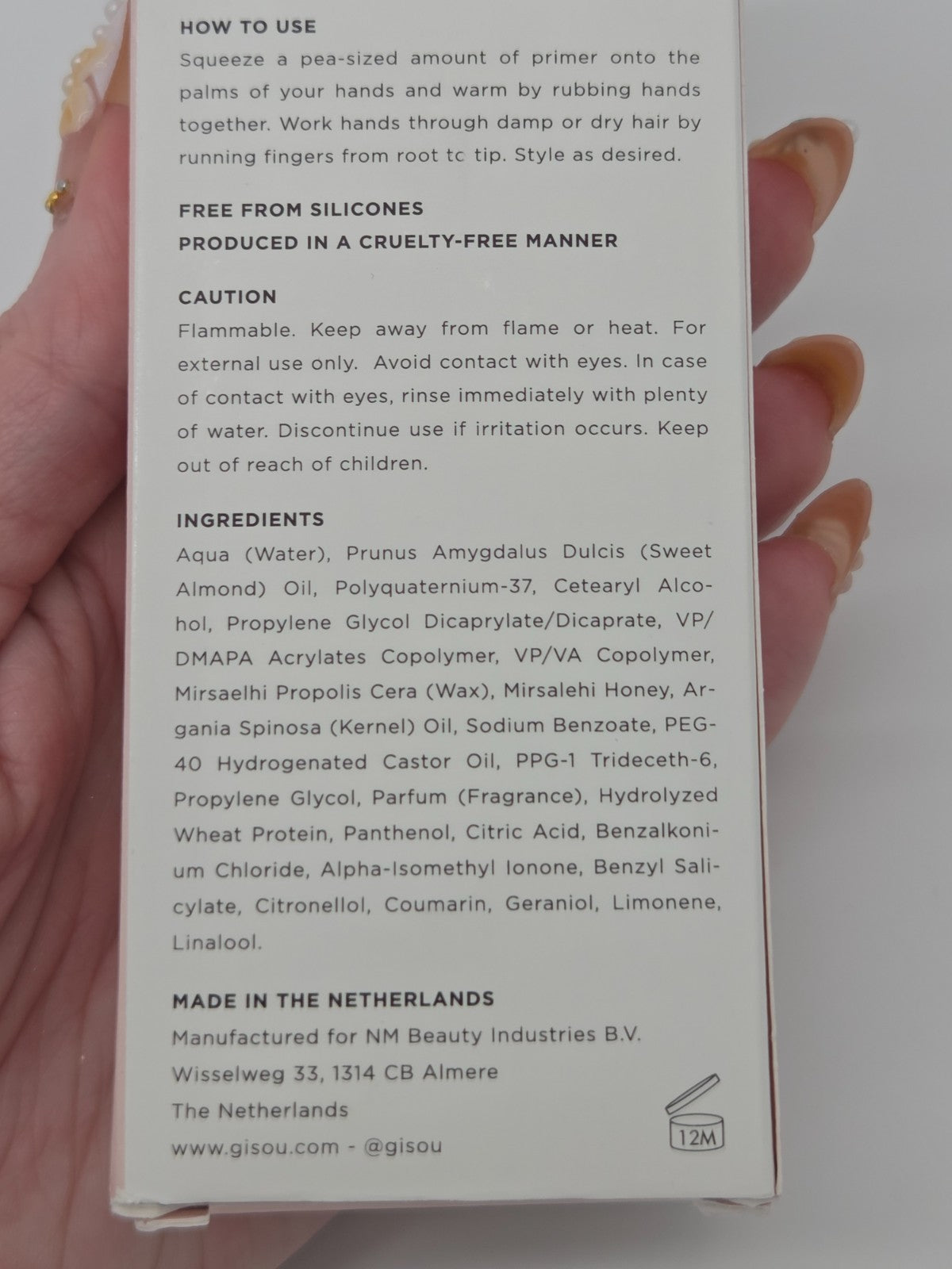 Hair Primer for Frizz Control - Smoothing Styling Prep, 2.6 Fl oz