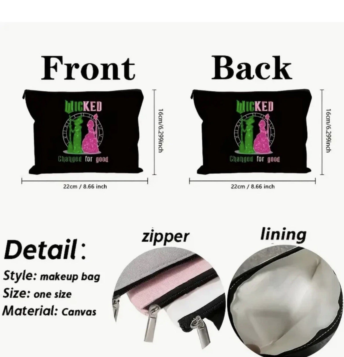 Whimsical Cosmetic & Accessories Bag - Unisex Travel Organizer