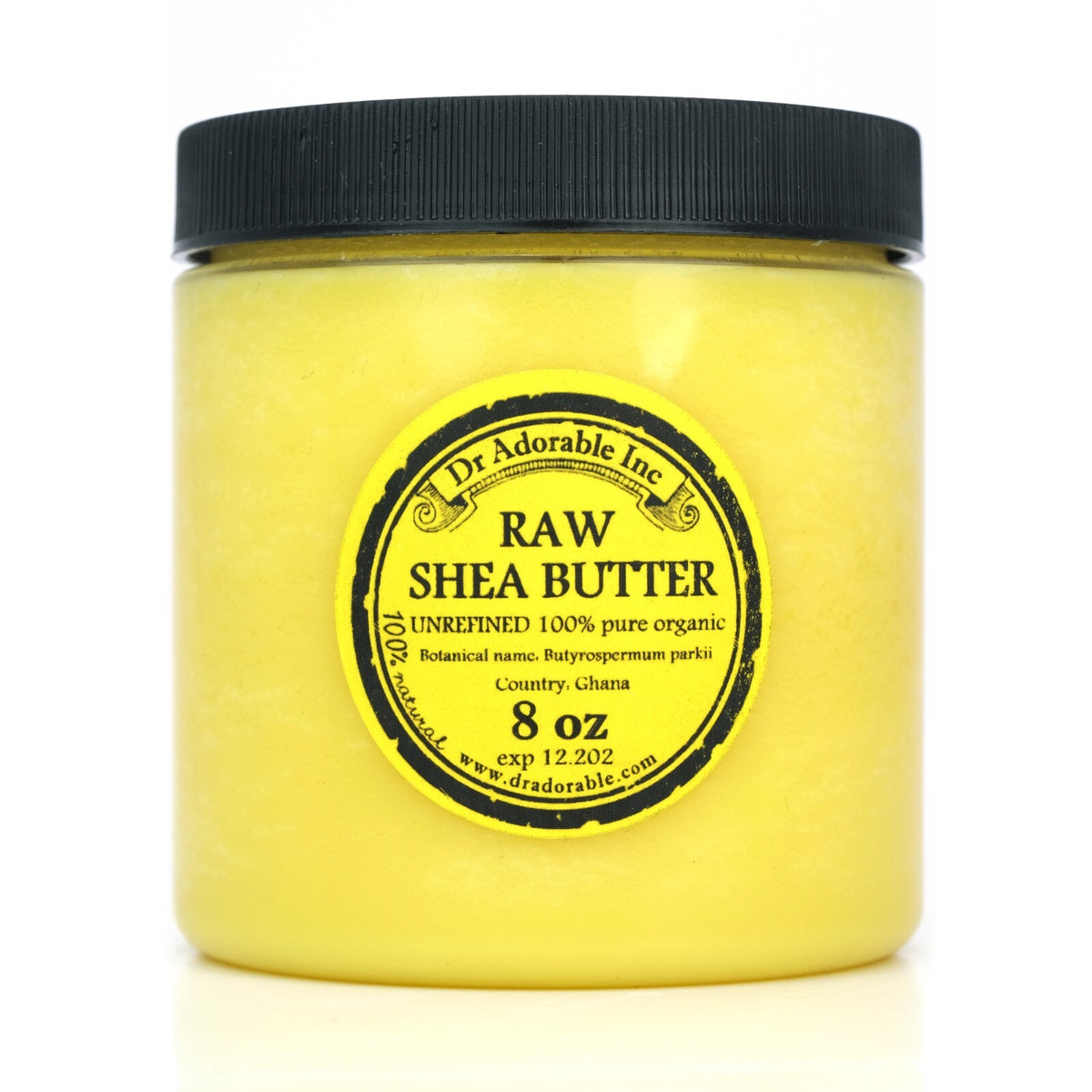 Raw Unrefined Shea Butter - 100% Organic Cold Pressed