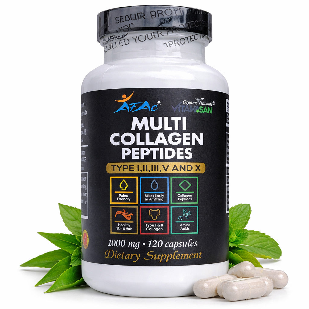 Hydrolyzed Collagen Peptides 1000 MG - 2-Set Premium Collagen Capsules