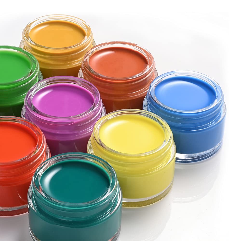 4 Pack 1oz Small Reusable Glass Jars with Airtight Lids for Cosmetics & DIY