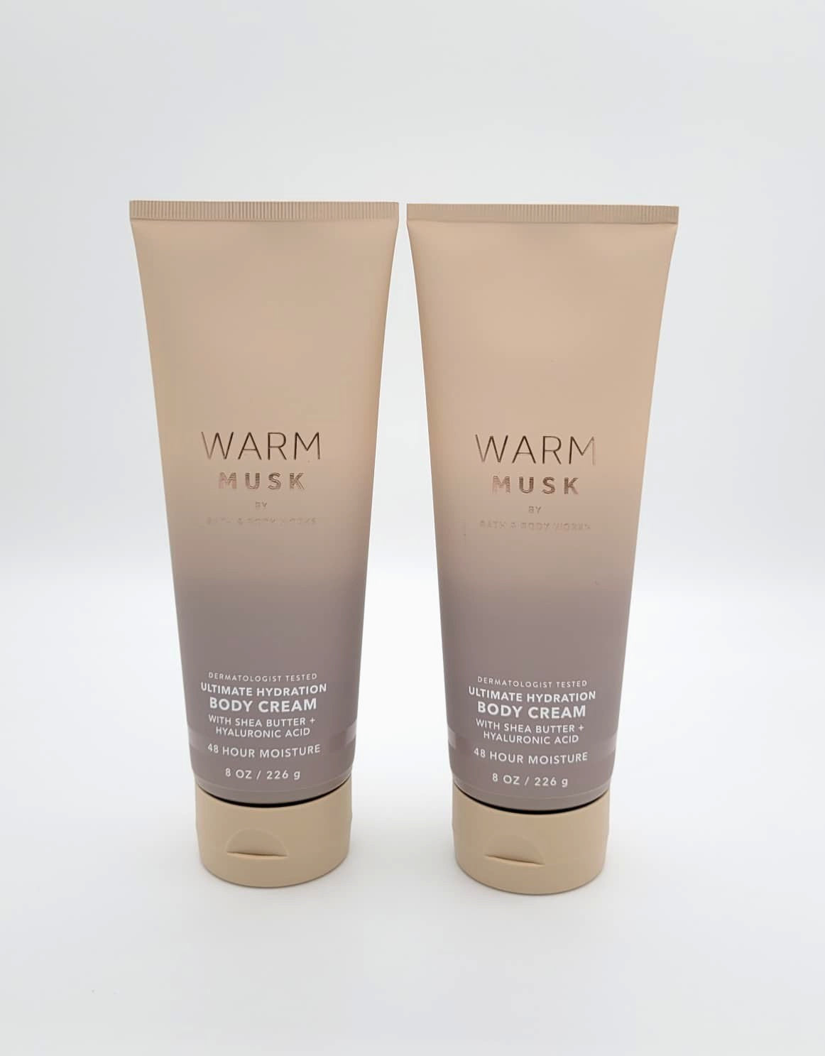 Warm Musk Body Cream 8 oz Set of 2