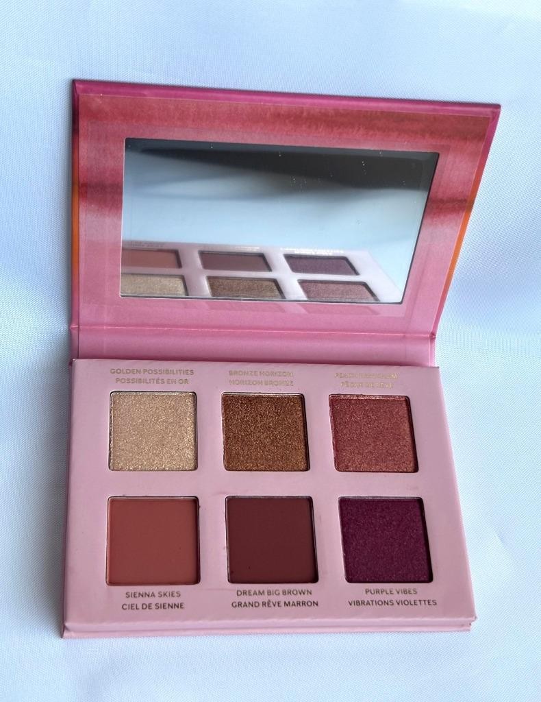 Mary Kay Warm Hues Eye Shadow Palette - Limited Edition 6 Shades with Mirror
