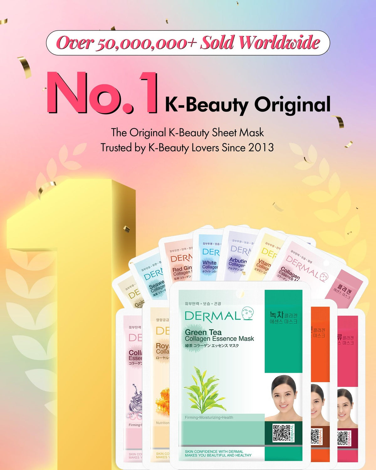 26-Pack Collagen Sheet Masks Variety Set