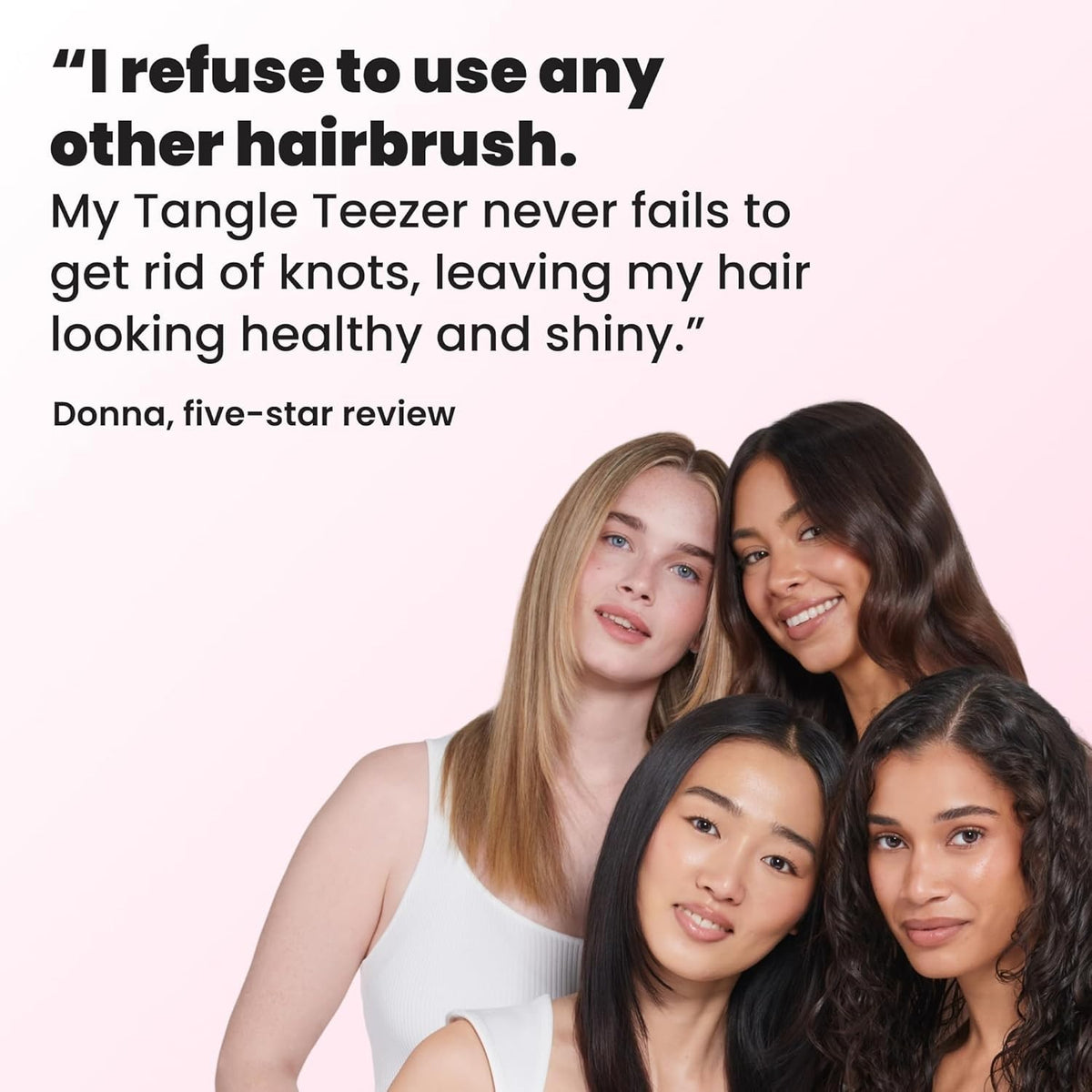Detangling Hair Brush for Wet & Dry Hair - Millennial Pink