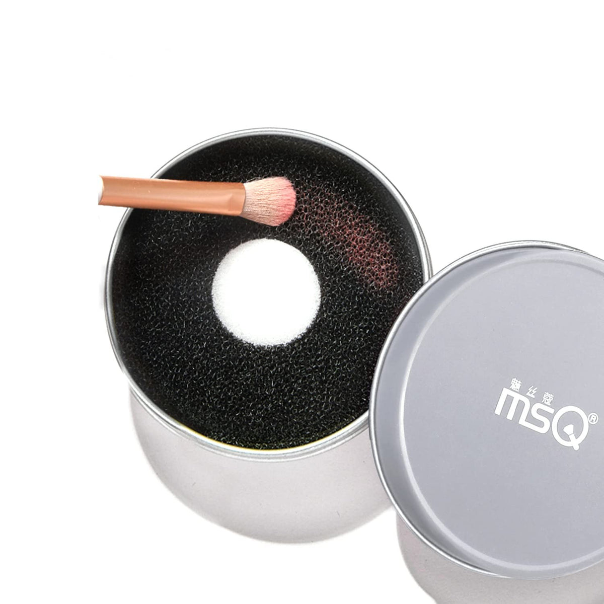 Makeup Brush Cleaner Sponge Set - Color Removal & Brush Refreshing Tool