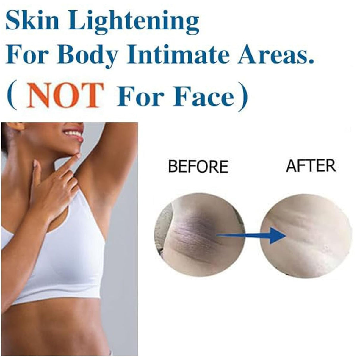 Skin Lightening Gel for Body & Intimate Areas with Niacinamide & Arbutin