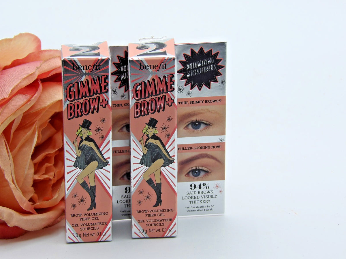 2 Pack Brow Fiber Gel for Fuller Eyebrows - Shade #2