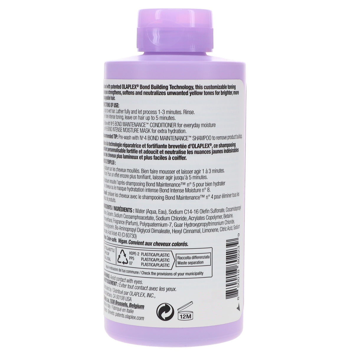 Olaplex No.4P Blonde Enhancer Toning Shampoo - Sulfate-Free, Brightening 8.5 oz