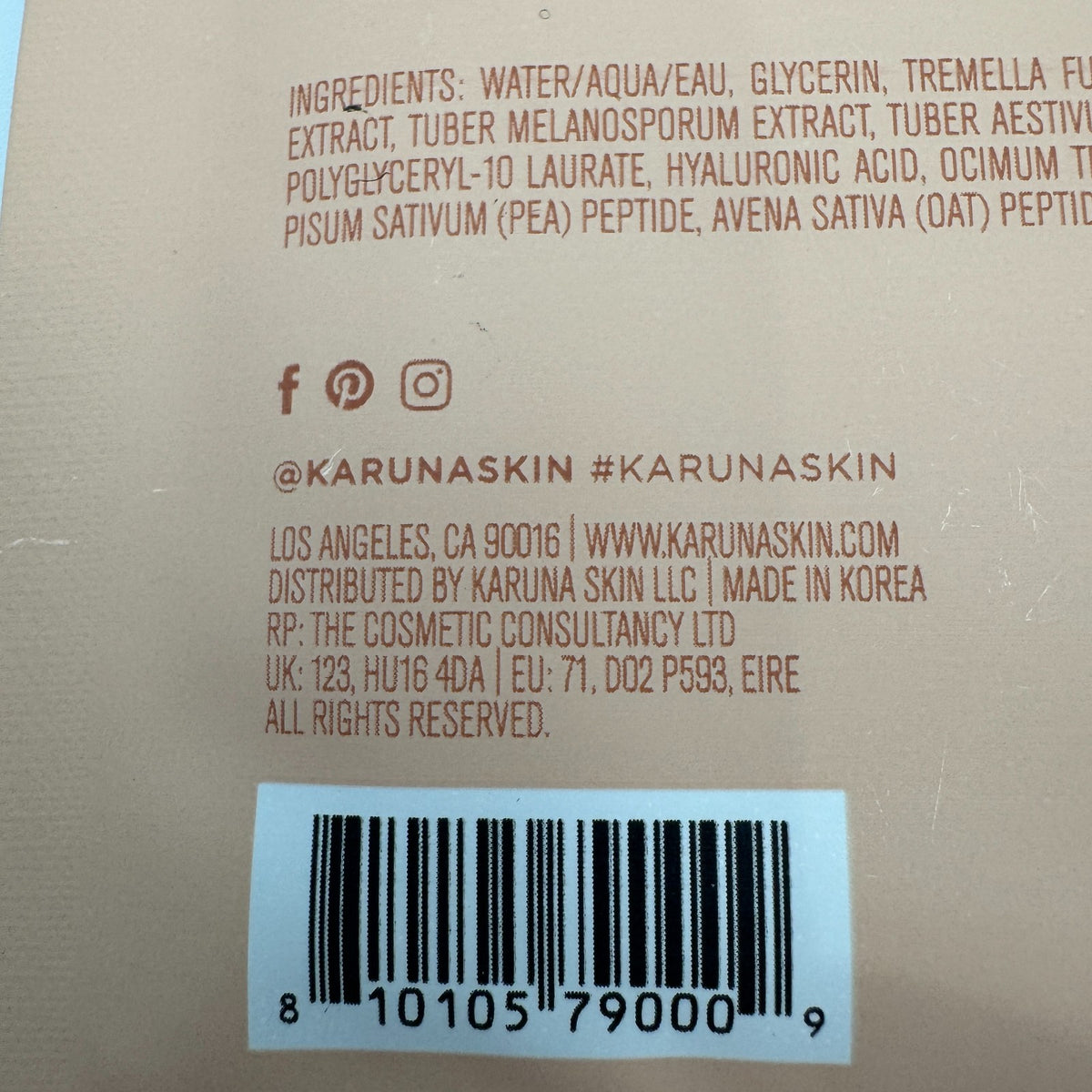 Bio-Cellulose Sheet Mask with Hyaluronic Acid - 2 Pack