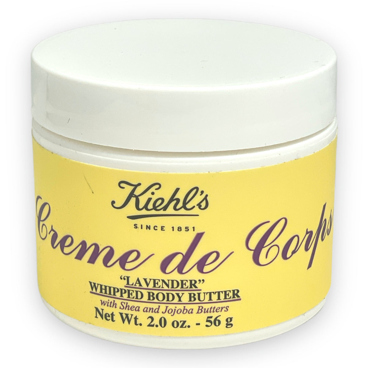 Kiehl's Creme De Corps Lavender Whipped Body Butter 2 oz / 60ml Each