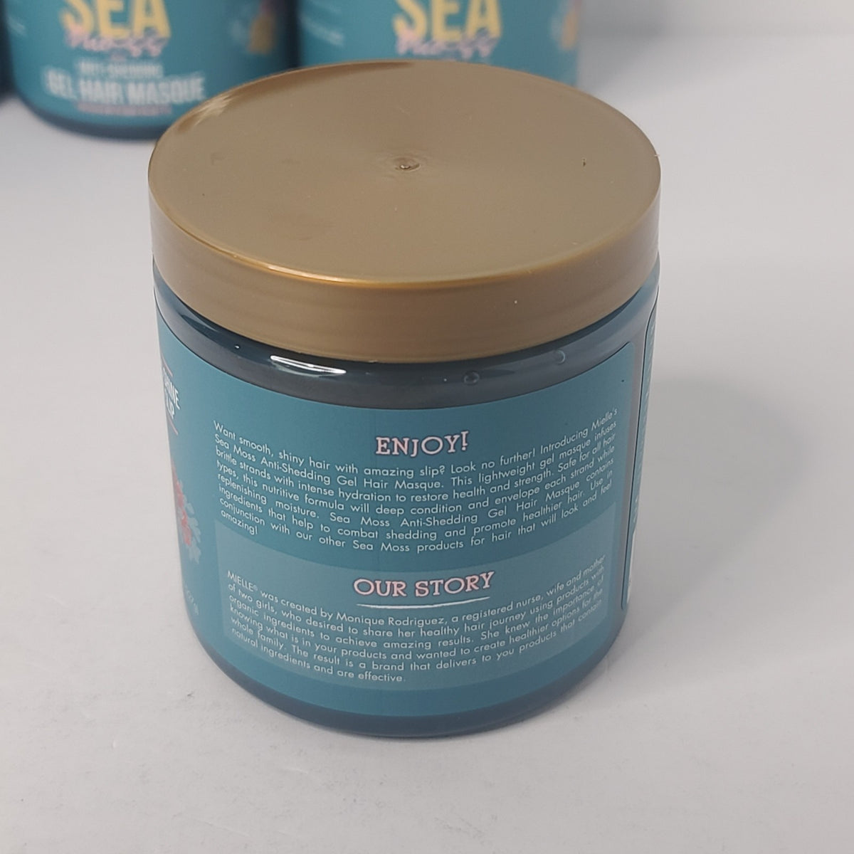 Sea Moss Hair Mask Anti-Shedding Gel with Saw Palmetto - Pack of 6