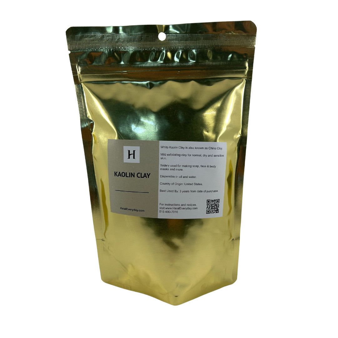 White Kaolin Clay Powder 3 LB - Pure Face & Body Mask