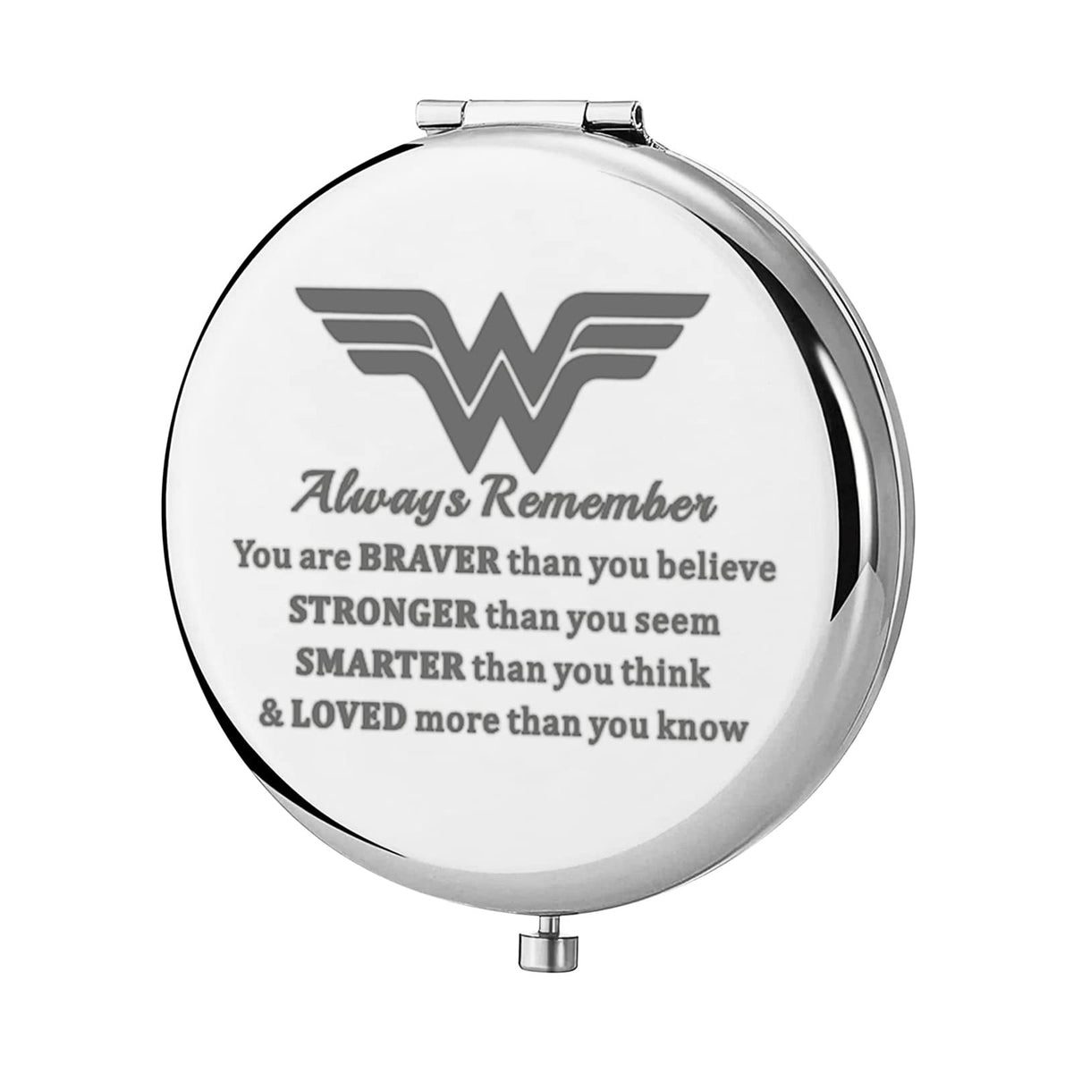 Pocket Mirror with Magnifying Glass - Heroine Gift for Diana Fans