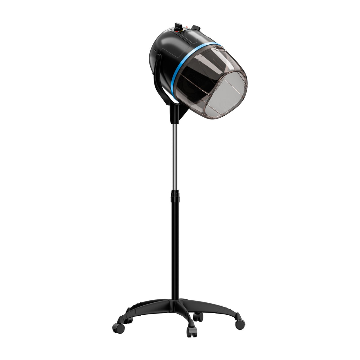 Hooded Hair Dryer Rolling Salon Bonnet 1300W Standing Adjustable