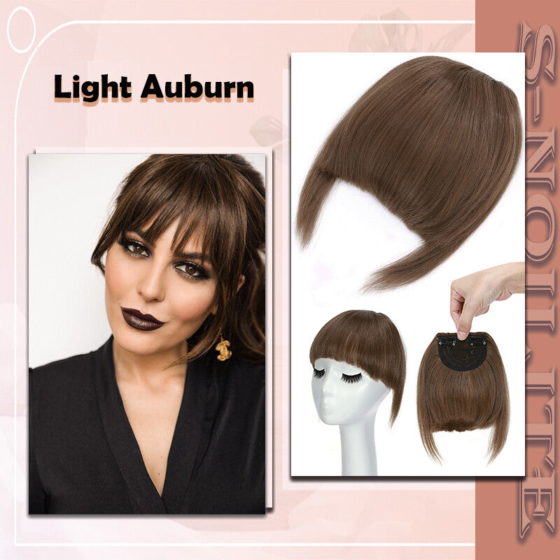 French Style Clip-In Bangs Hair Extensions - 11 Inches Natural Look
