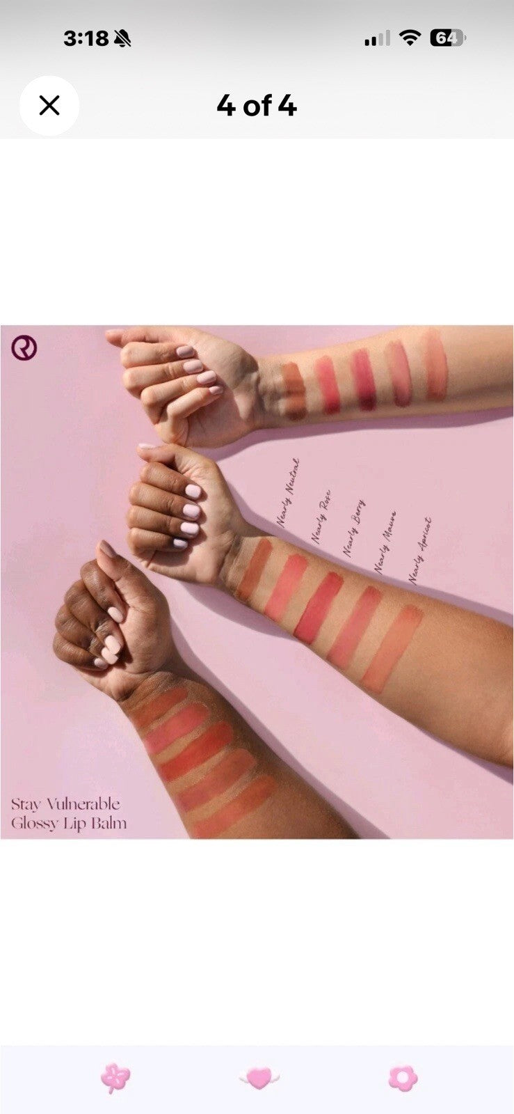 Glossy Lip Balm with Apricot - Stay Vulnerable Lip Moisturizer