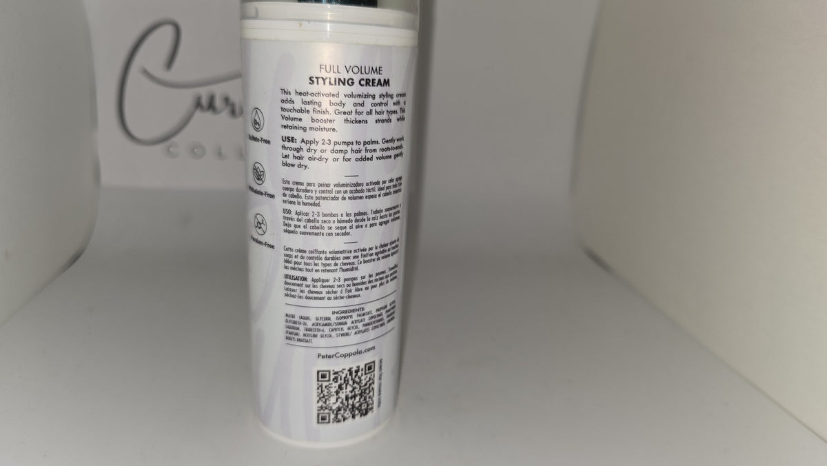 Heat-Activated Volumizing Styling Cream for All Hair Types - 4.4 oz
