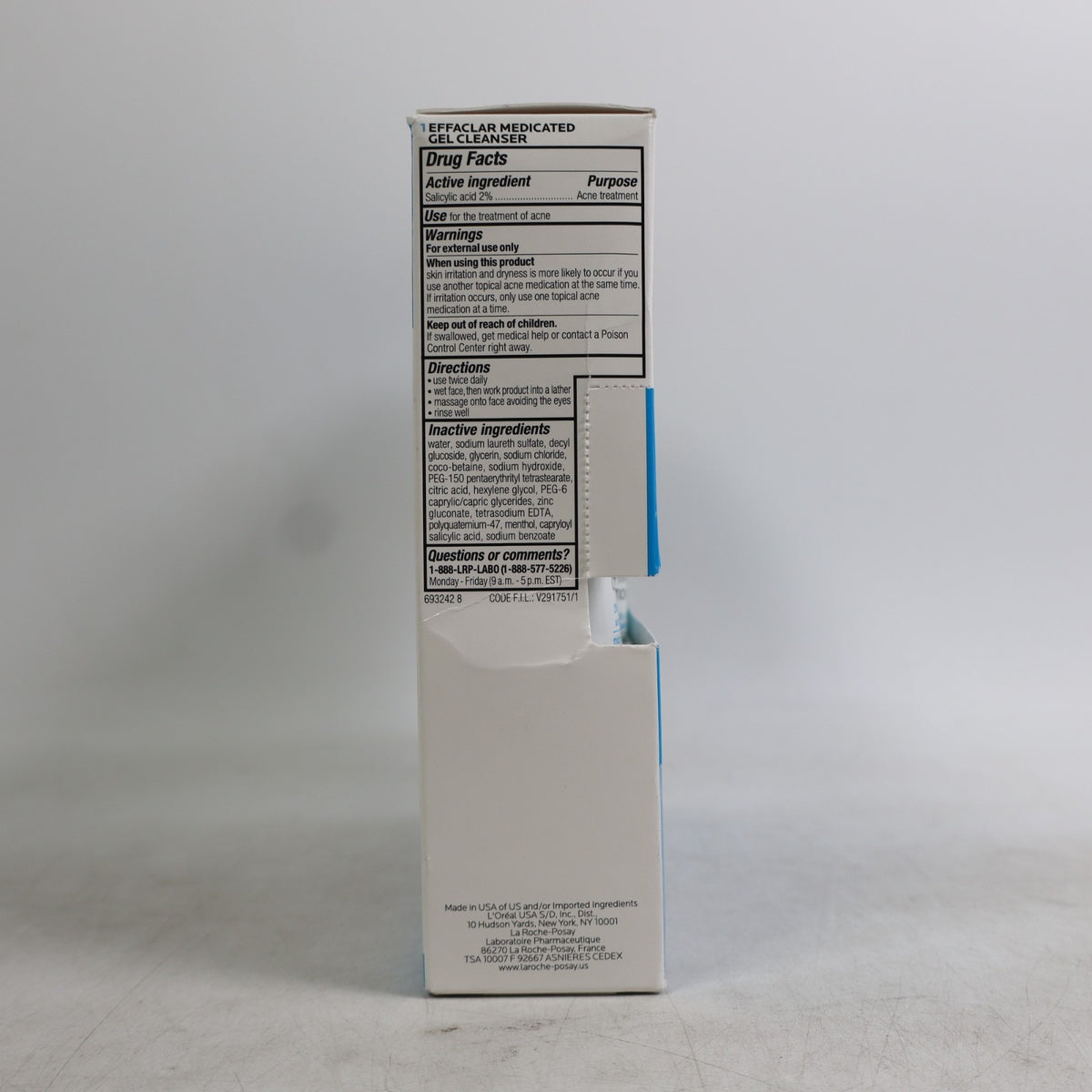 La Roche-Posay Effaclar Acne Treatment Kit 3 Count - Daily Facial Skincare