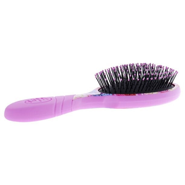 Wet Brush Detangler - Kaleidoscope Dreams Pink Floral Hair Brush for Wet & Dry Hair