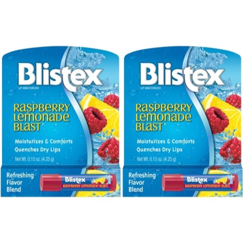 2 Pack SPF 15 Raspberry Lemonade Lip Balm - Moisturizing & Refreshing
